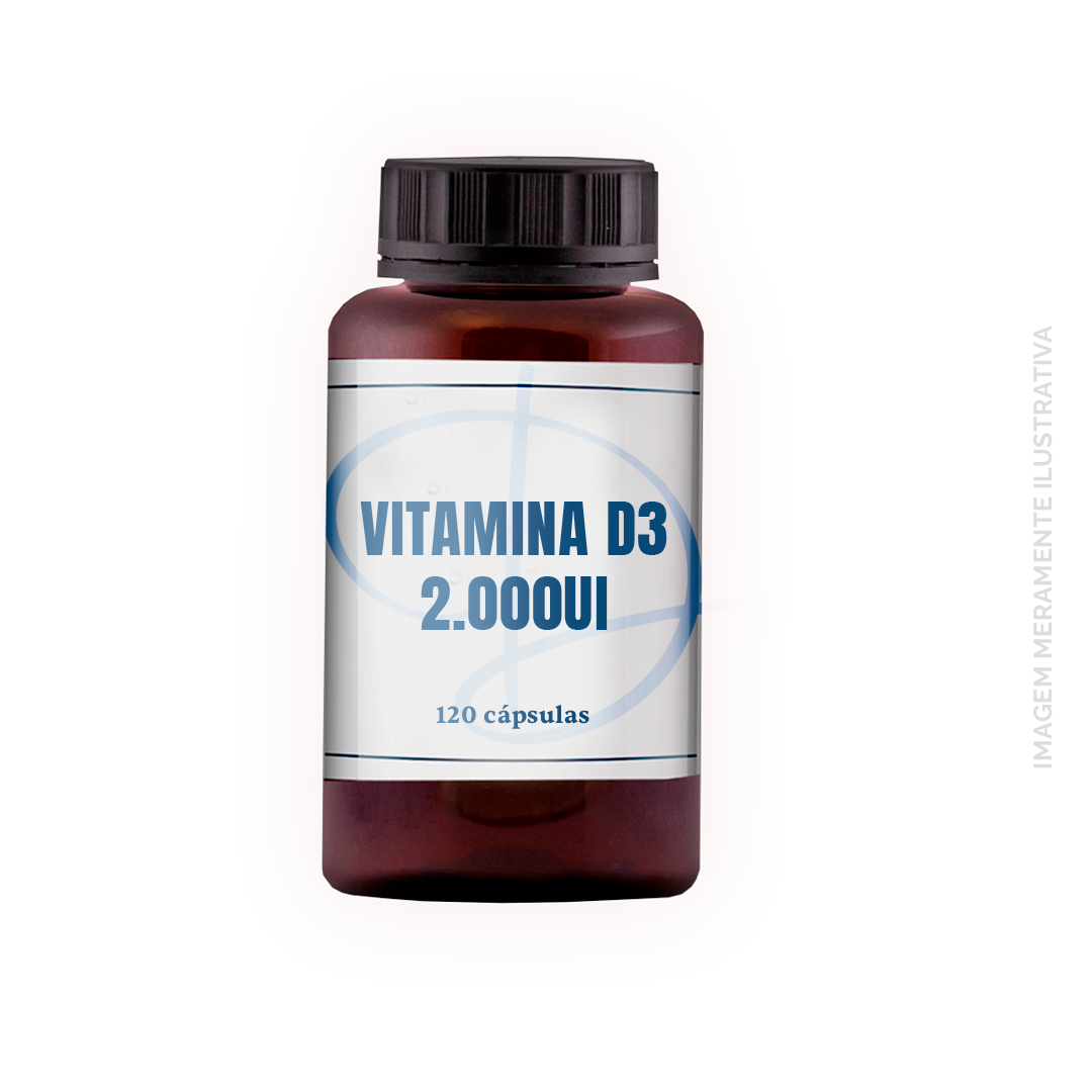 VITAMINA D3 2.000UI – 120 CÁPSULAS